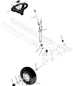Part Location Diagram of 094509601 Murray Wheel & Tire, Front